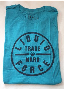 Liquid Force T Shirt Gr&uuml;n Logo M