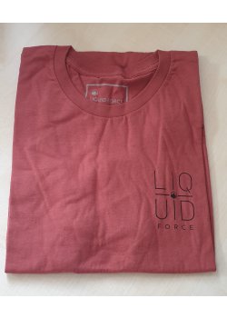Liquid Force T Shirt rostbraun R&uuml;ckenprint M