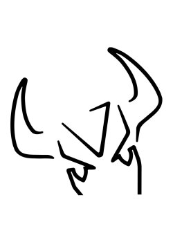WIP - MEDIUM BULL 50CM TRANSFER