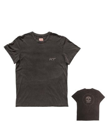 KT - T-Shirt Skull Washed Black 2023