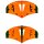 KT - Wing Astro Yellow Orange Tips 4.5