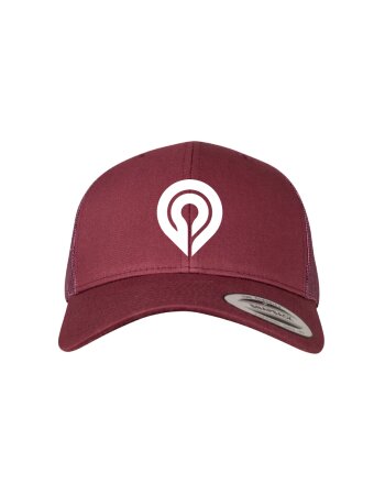 Goya Trucker Cap Logo Maroon