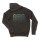 Goya Hoodie Zipper Washed Black