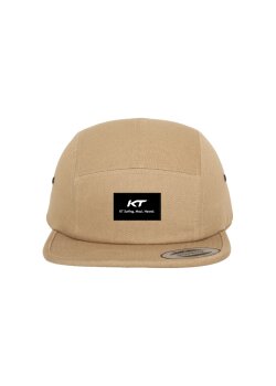 KT Jockey Cap Label Khaki