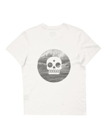KT T-Shirt Wave Skull White