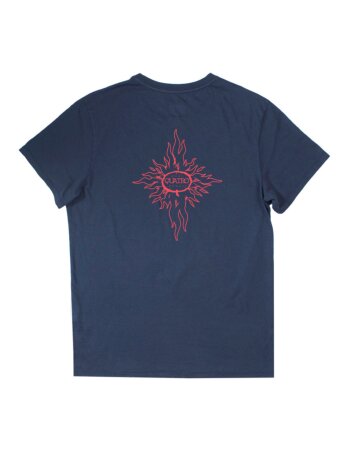 Quatro T-Shirt Vintage Logo Navy