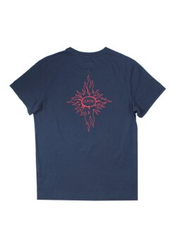 Quatro T-Shirt Vintage Logo Navy