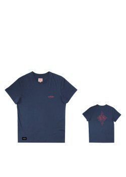 Quatro T-Shirt Vintage Logo Navy