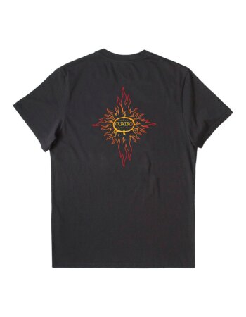 Quatro T-Shirt Vintage Logo Washed Black
