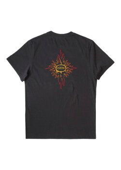 Quatro T-Shirt Vintage Logo Washed Black
