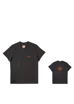 Quatro T-Shirt Vintage Logo Washed Black